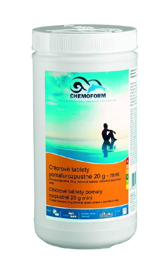 Chlorové tablety pomalurozp. mini 1 kg