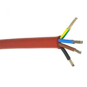 Silikonový kabel SIHF 4x0,75 mm