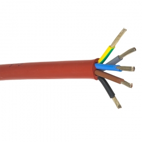 Silikonový kabel 5x6 mm