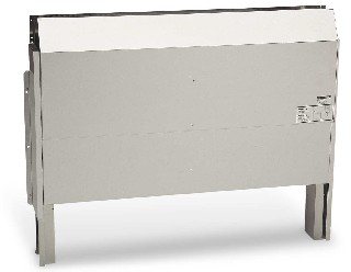 EOS 46.U 7,5kW saunová kamna stojan schované zadní stěna