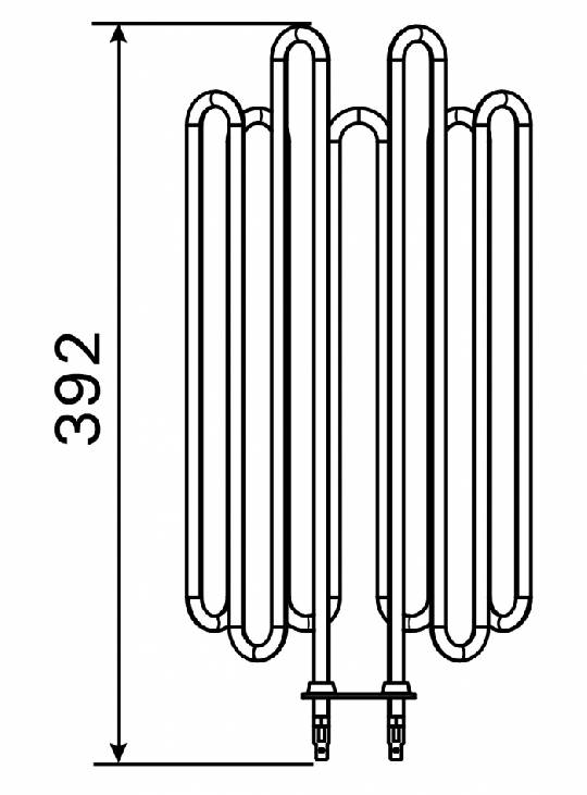 Topné těleso, spirála pro saunová kamna GL110, 3600W/230V