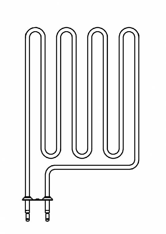 Topné těleso, spirála pro saunová kamna A30, 1450W/230V