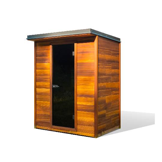 Venkovní dřevěná sauna Soft Line – plná výbava