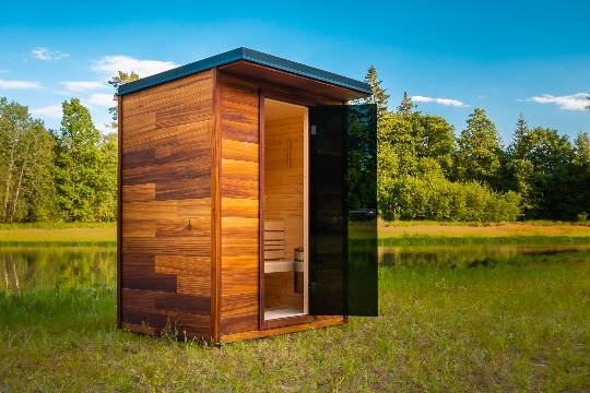 Venkovní dřevěná sauna Soft Line – plná výbava 2