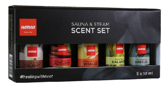 Set saunových aromat, 5x10ml, Harvia