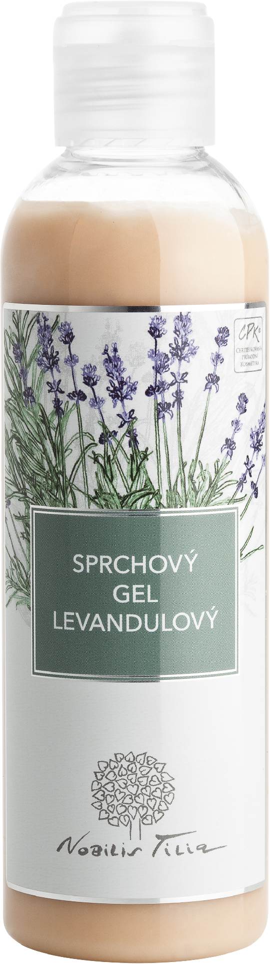 Sprchový gel Levandulový: 200 ml