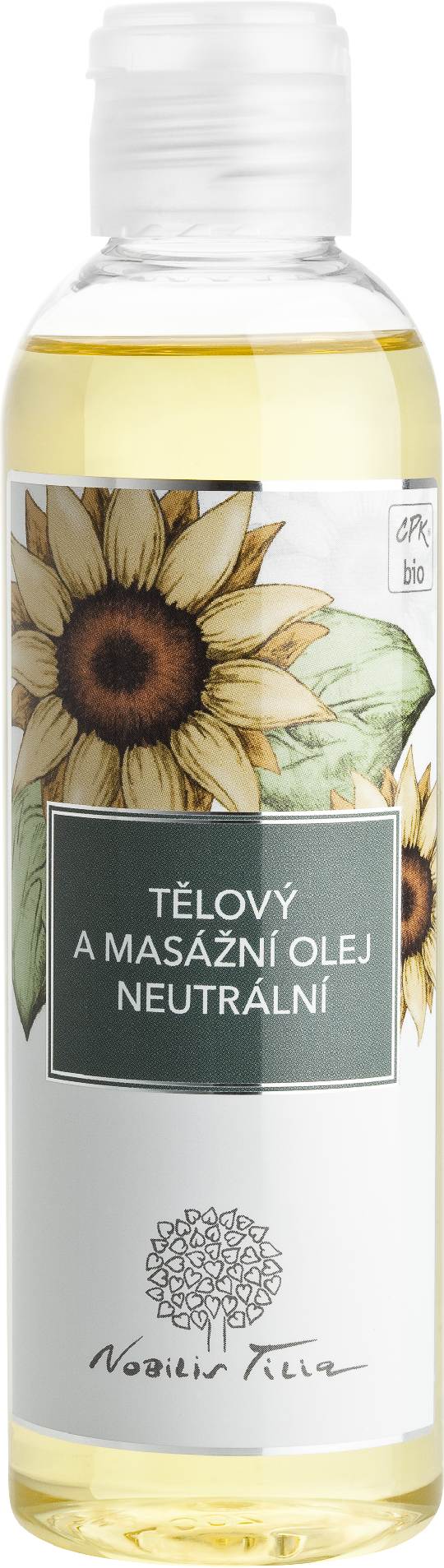 Tělový a masážní olej Neutrální: 200 ml