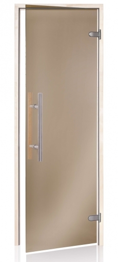 Dveře do sauny ´A´ Light Premium 7x20 Bronze 690x1990 mm Olše
