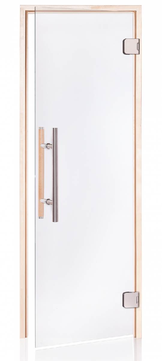 Dveře do sauny ´A´ Premium 7x20 Clear 690x1990 mm Olše
