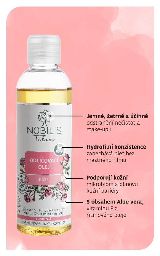 Odličovací olej Růže 200 ml