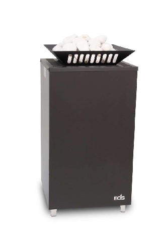 EOS Cubo Avantgarde 9kW černé saunová kamna - stojanová verze