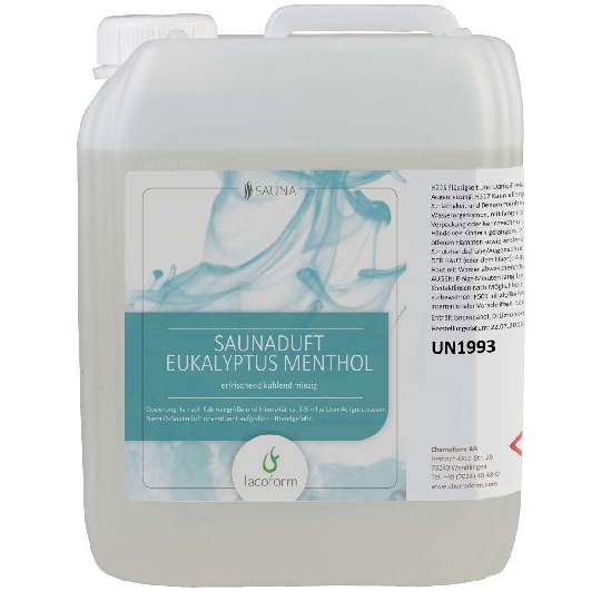 Saunová esence eukalyptus/mentol 5l